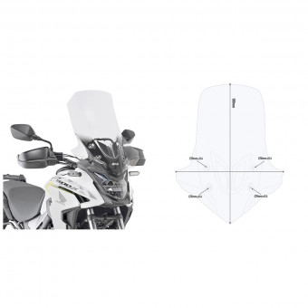 Bulle Givi Bulle D1171ST Honda CB500X (19-20) Bulle Givi Bulle D1171ST Honda CB500X (19-20)