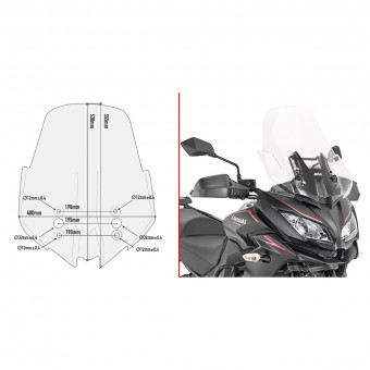 Bulle Givi Bulle D4120ST Kawasaki Versys 1000 (17-18) Bulle Givi Bulle D4120ST Kawasaki Versys 1000 (17-18)