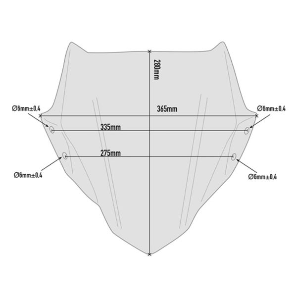 Bulle Givi Bulle fume A5125 BMW G310R (17-20)