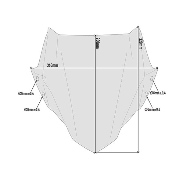 Bulle Givi Bulle fume bleue 1176ABL Honda CB500F (19-20)