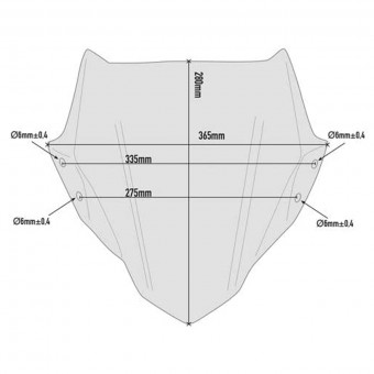 Bulle Givi Bulle fumée bleue A5125BL BMW G310R (17-20) Bulle Givi Bulle fumée bleue A5125BL BMW G310R (17-20)
