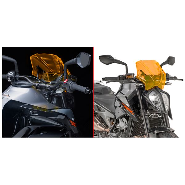 Bulle Givi Bulle fume orange A7708OR KTM Duke 790 (18-20)