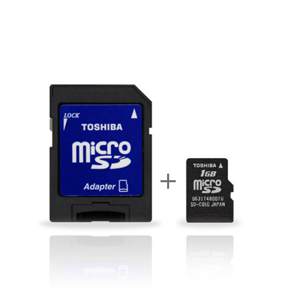 Pi�ces & Accessoires moto TOSHIBA Carte Memoire Micro SD + Adaptateur SD