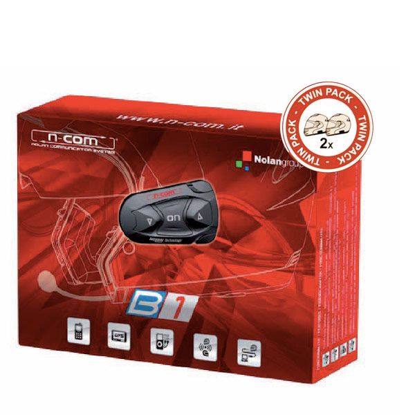 Pi�ces & Accessoires moto Nolan Kit Bluetooth B1 Twin Pack pour N103 - N91 - N90 - N86 - N85 - N71- N43 
