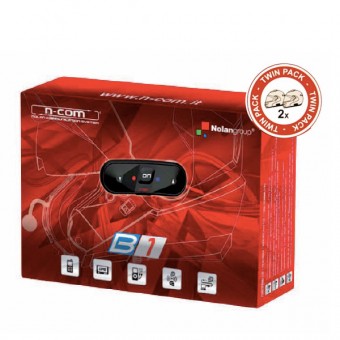 Communication Nolan Kit Bluetooth B1 Twin Pack pour N104 - N44 - N87 - N40 - N40 5 - N44 Evo Communication Nolan Kit Bluetooth B1 Twin Pack pour N104 - N44 - N87 - N40 - N40 5 - N44 Evo