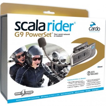 Pi�ces & Accessoires moto Cardo Scala G9 Power Set