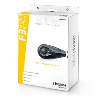 Kit bluetooth et intercoms Cellular Line F3 MC Single
