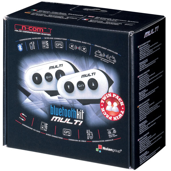 Pi�ces & Accessoires moto Nolan N-Com Bluetooth Kit Multi Twin Pack