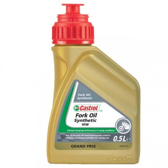 Huile de fourche Castrol Synthetic Fork Oil 10W 500 ml Huile de fourche Castrol Synthetic Fork Oil 10W 500 ml