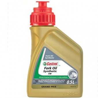Huile de fourche Castrol Synthetic Fork Oil 5W 500 ml Huile de fourche Castrol Synthetic Fork Oil 5W 500 ml
