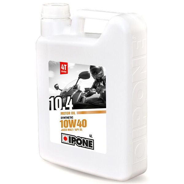 Huile moteur IPONE 10.4 - 10W40 Synthetic - 4 Litres 4T Huile moteur IPONE 10.4 - 10W40 Synthetic - 4 Litres 4T