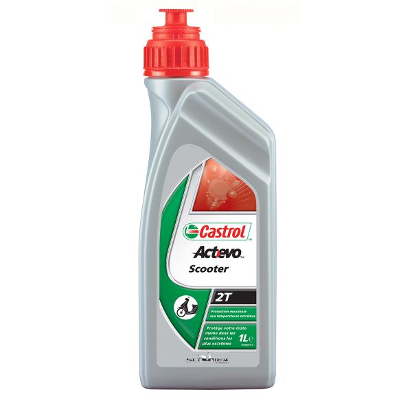 Huile moteur Castrol Act evo Scooter 2T 1 litre Huile moteur Castrol Act evo Scooter 2T 1 litre