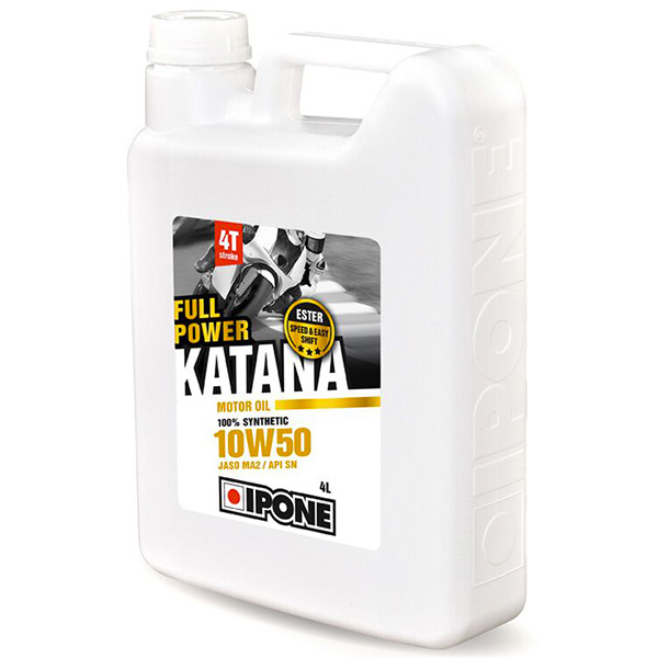 Huile moteur IPONE Full Power Katana - 10W50 - 4 Litres 4T Huile moteur IPONE Full Power Katana - 10W50 - 4 Litres 4T