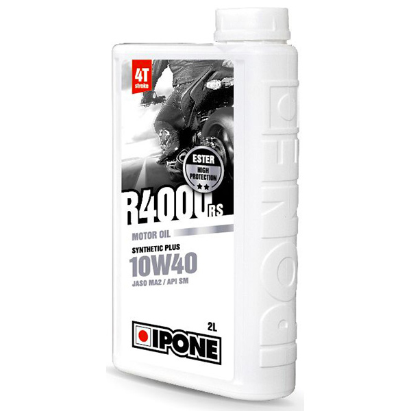 Huile moteur IPONE R4000 RS - 10W40 Synthetic Plus - 2 Litres 4T Huile moteur IPONE R4000 RS - 10W40 Synthetic Plus - 2 Litres 4T