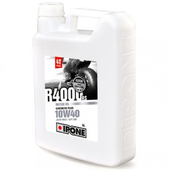 Huile moteur IPONE R4000 RS - 10W40 Synthetic Plus - 4 Litres 4T Huile moteur IPONE R4000 RS - 10W40 Synthetic Plus - 4 Litres 4T