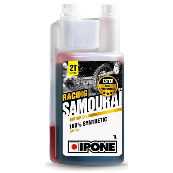 Huile moteur IPONE Samourai Racing  -  1 Litre 2T Doseur Huile moteur IPONE Samourai Racing  -  1 Litre 2T Doseur
