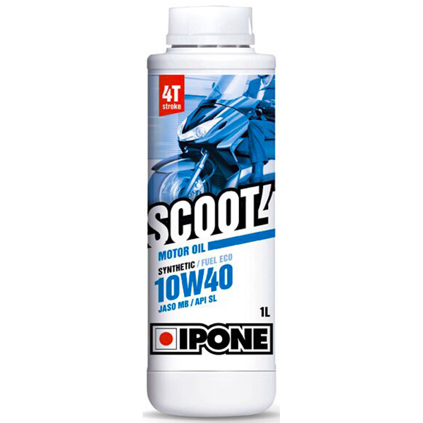 Huile moteur IPONE Scoot 4 - 10W40 Synthetic - 1 Litre 4T Huile moteur IPONE Scoot 4 - 10W40 Synthetic - 1 Litre 4T
