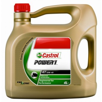 Huile moteur Castrol Power 1 Racing 4T 10W-40 4 litres Huile moteur Castrol Power 1 Racing 4T 10W-40 4 litres