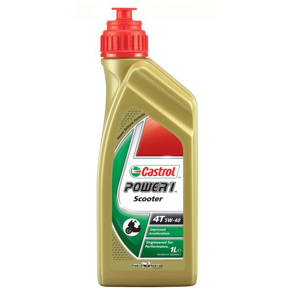 Huile moteur Castrol Power 1 Scooter 4T 5W-40 1 litre