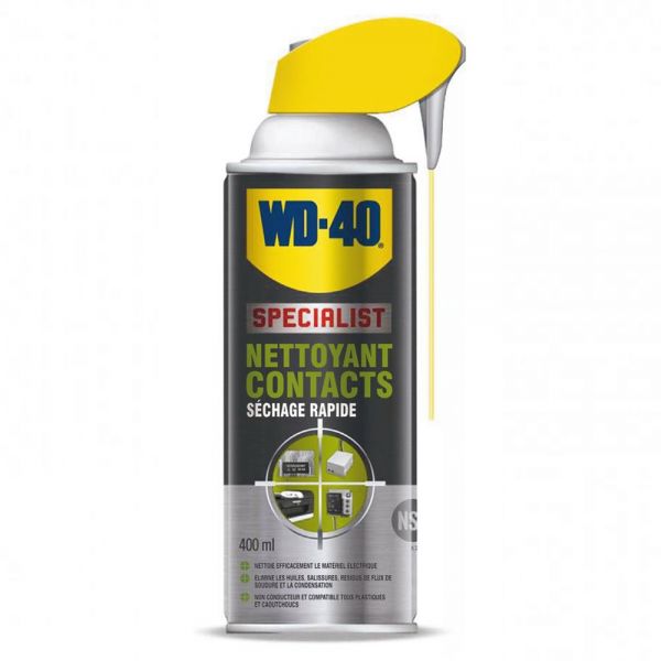Nettoyage WD-40 Spray Nettoyant Contact 400 ml Nettoyage WD-40 Spray Nettoyant Contact 400 ml