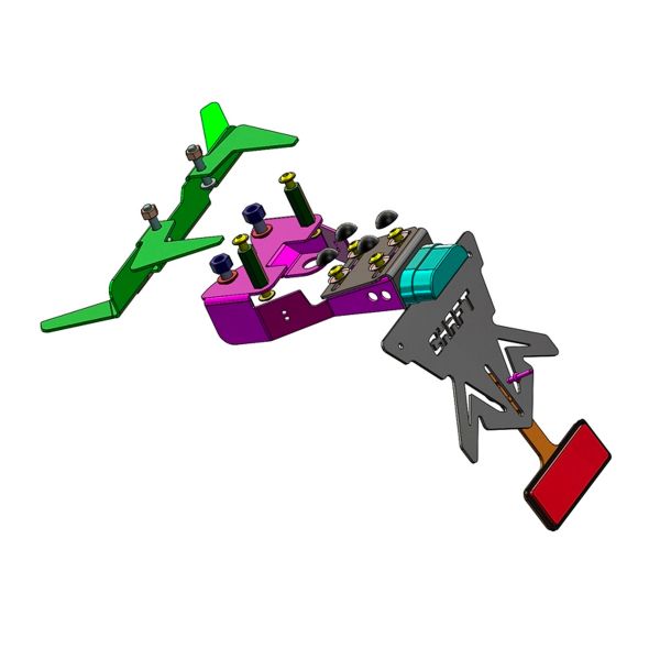 Support de plaque Chaft Support de plaque Chaft Honda X-ADV (17-20)