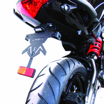 Support de plaque Chaft Support de plaque Chaft Kawasaki ER-6N (12-16)