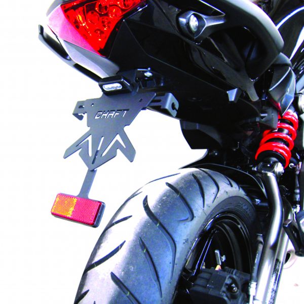 Support de plaque Chaft Support de plaque Chaft Kawasaki ER-6N (12-16)