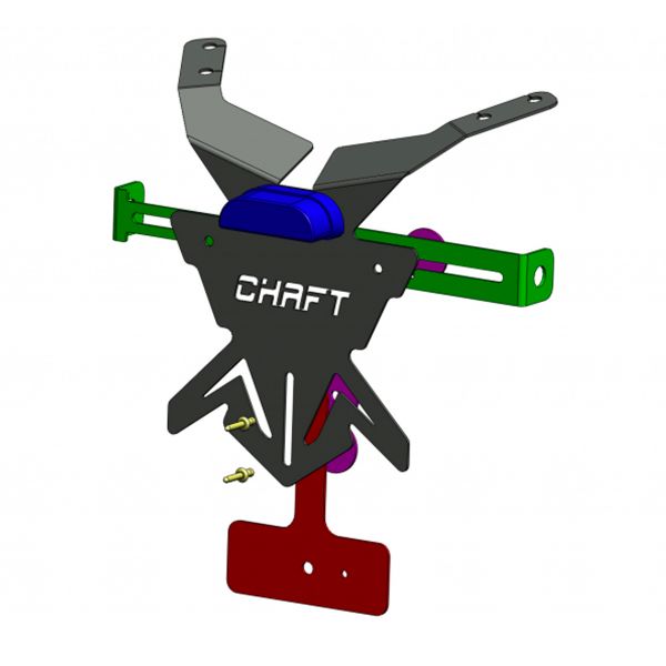 Chaft Support de plaque Chaft Kawasaki ER-6N/ER-6F (09-11)