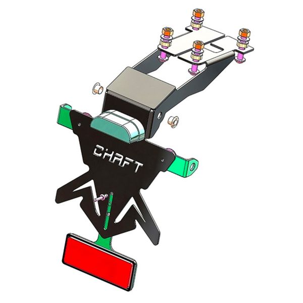 Support de plaque Chaft Support de plaque Chaft Kawasaki Z H2 (20-22)