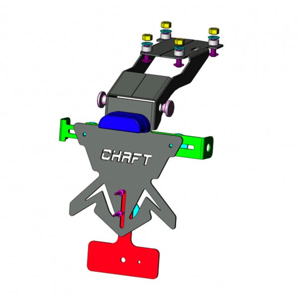 Support de plaque Chaft Support de plaque Chaft Kawasaki Z900 (17-23)