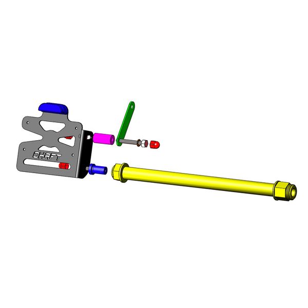 Support de plaque Chaft Support de plaque Chaft Lat�ral Harley Davidson (18-20)