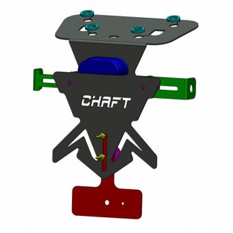 Chaft Support de plaque Chaft Suzuki GSR 750 (11-16)