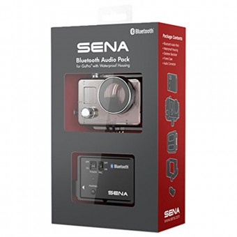 Camera embarquee Sena Pack Audio Bluetooth pour Go Pro et Boitier Etanche Camera embarquee Sena Pack Audio Bluetooth pour Go Pro et Boitier Etanche
