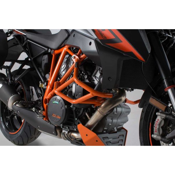 Pare-carter & tampons SW-MOTECH Crash Bar Orange KTM Super Duke 1290R/1290GT (14-19)