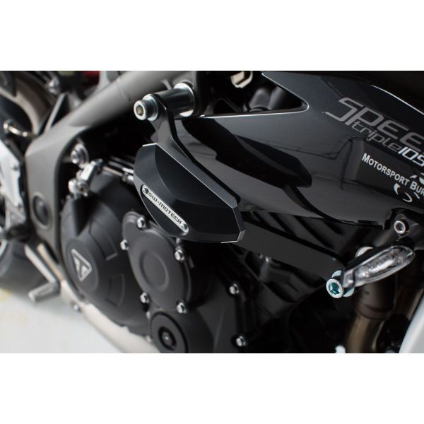 Pare-carter & tampons SW-MOTECH Patins de protection Triumph Speed Triple 1050 (11-20)