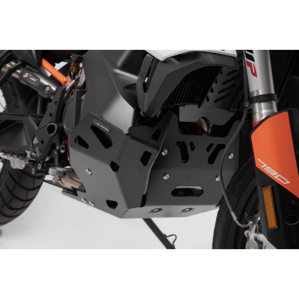 Sabot moteur SW-MOTECH Sabot Aluminium Noir KTM 790 Adventure (19-24)