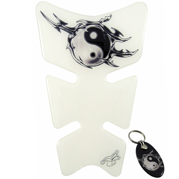 Pi�ces & Accessoires moto MAD Ying-Yang Transparent Noir