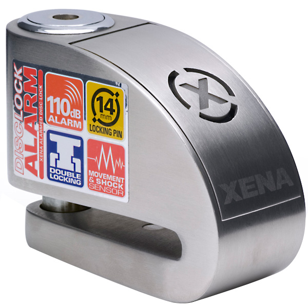 Pi�ces & Accessoires moto Xena Bloque Disque Alarme Series XN 14 Acier Bross�