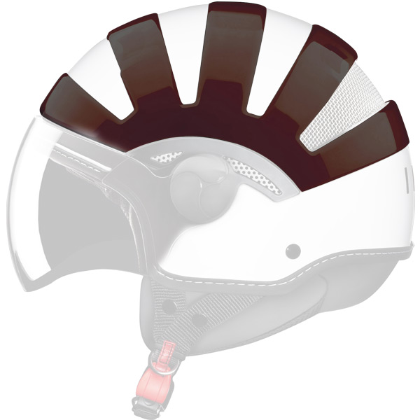 Personnalisation casque IDI Cover Marron transparent