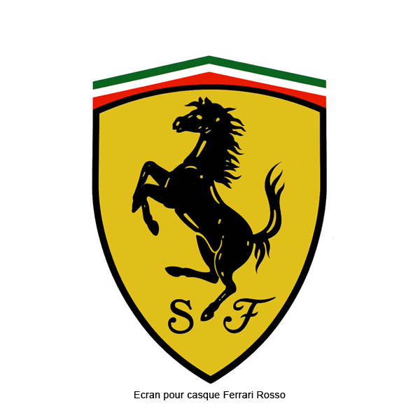 Visiere Ferrari Ecran Rosso