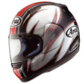 Casque Integral Arai Viper Spiral rouge