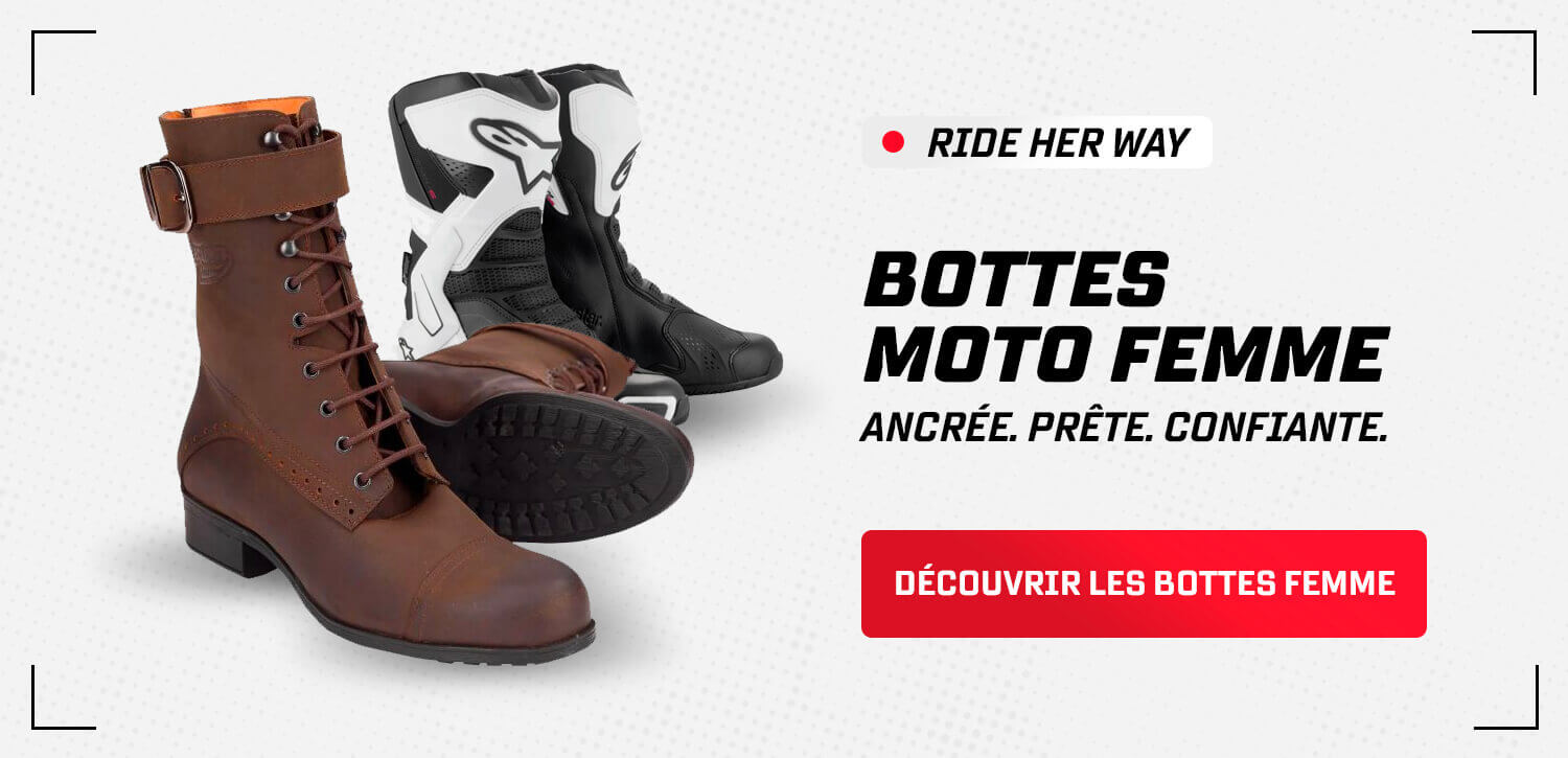 Bottes moto femme