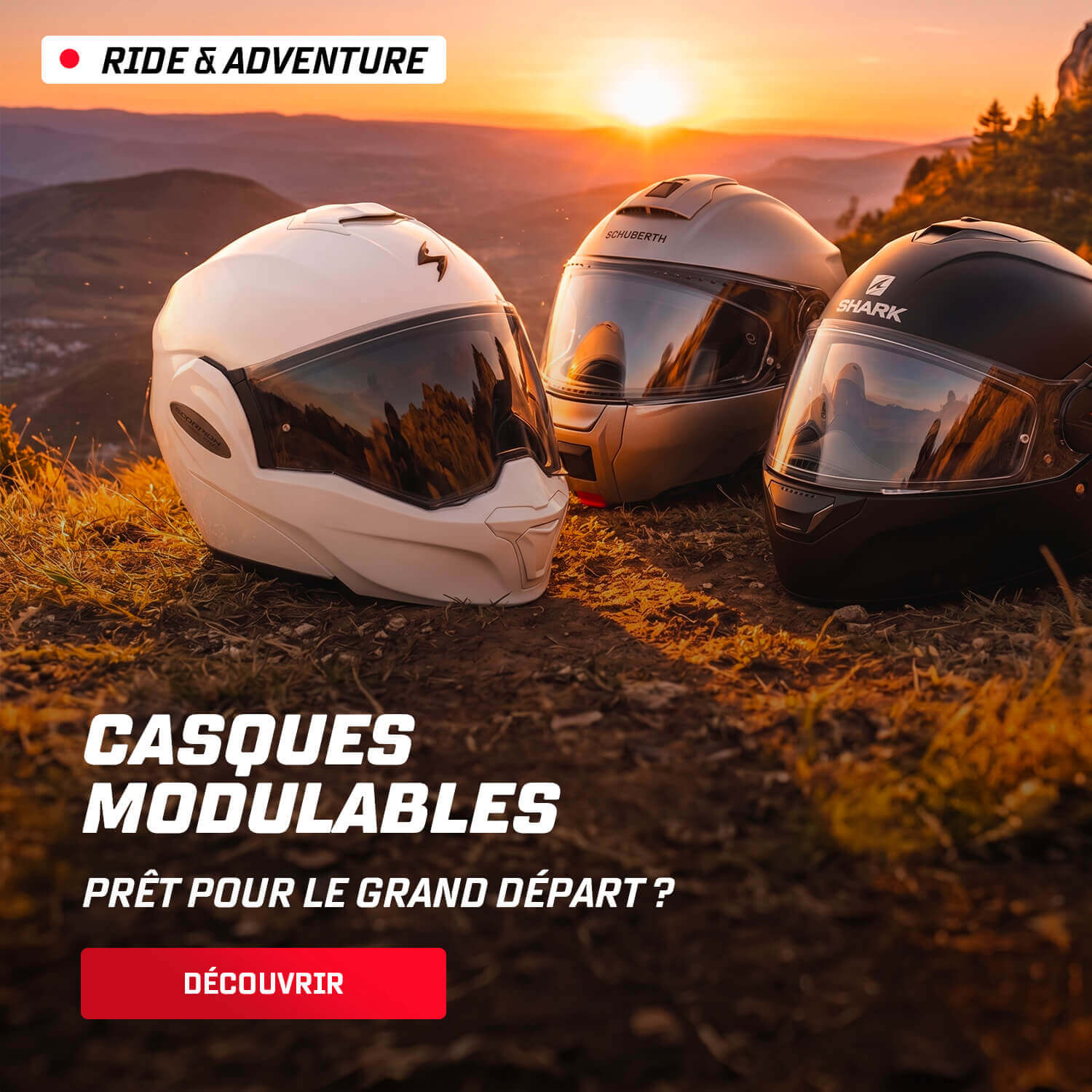 Casques modulables