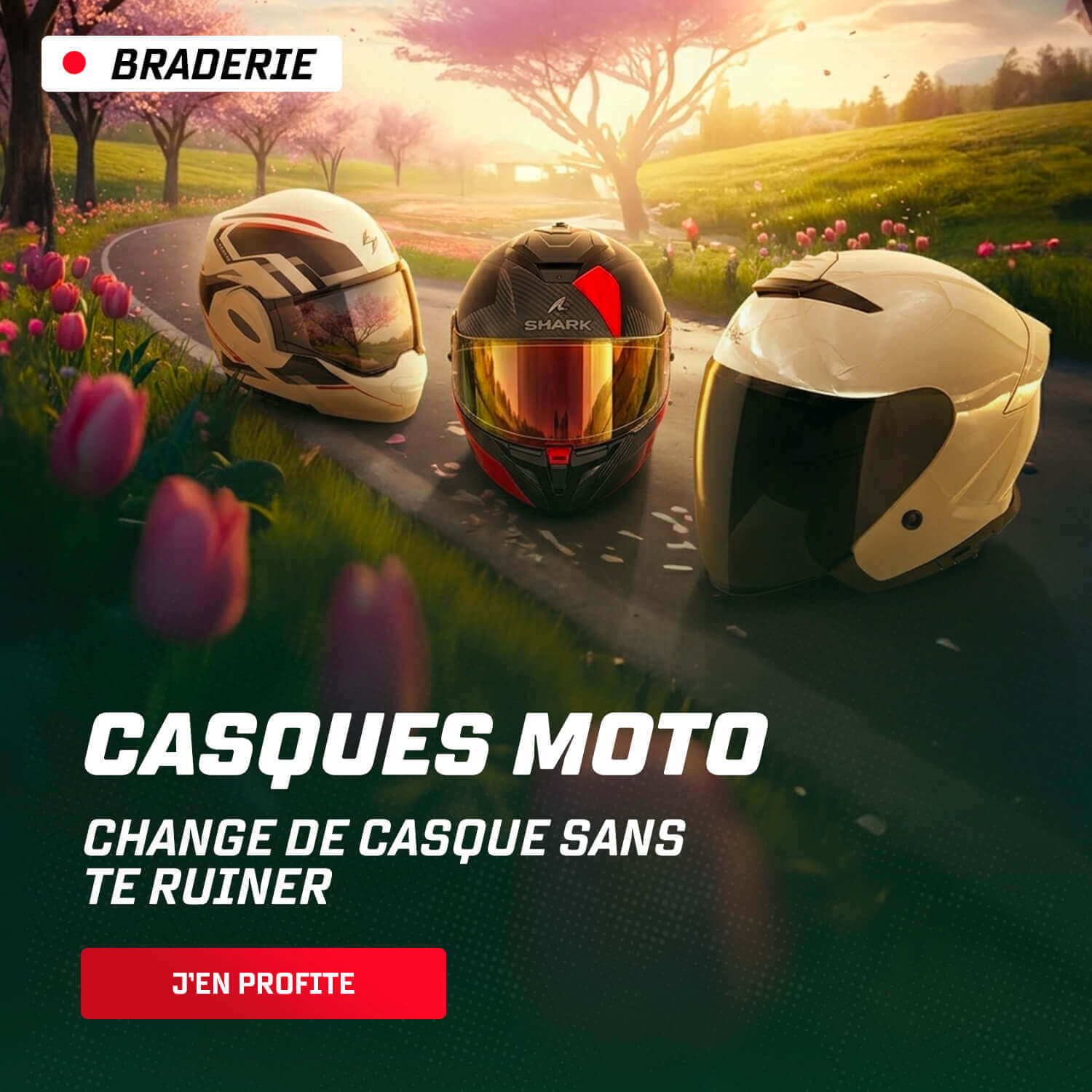 Casques moto