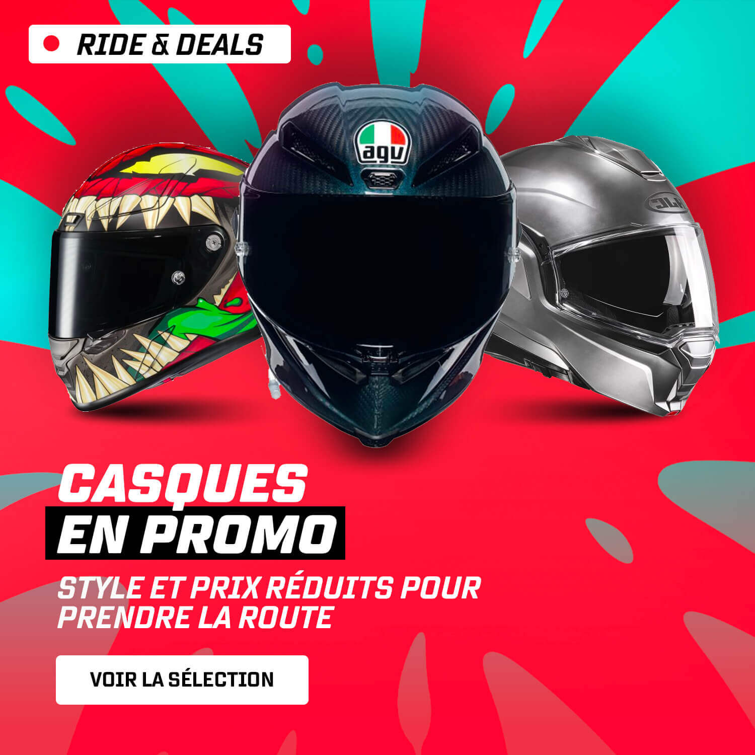 Casques en promo