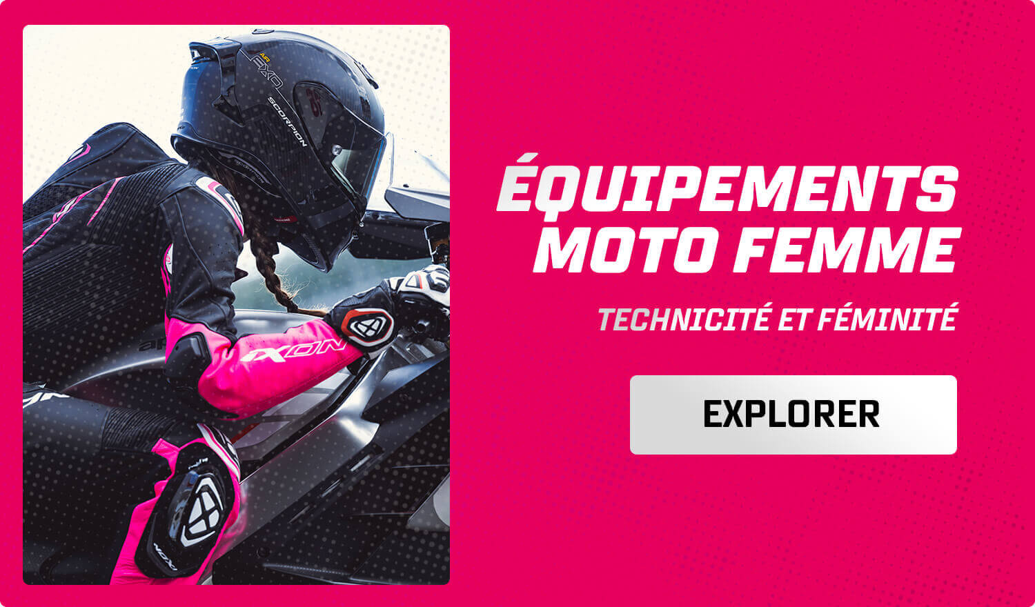 Equipements moto femme
