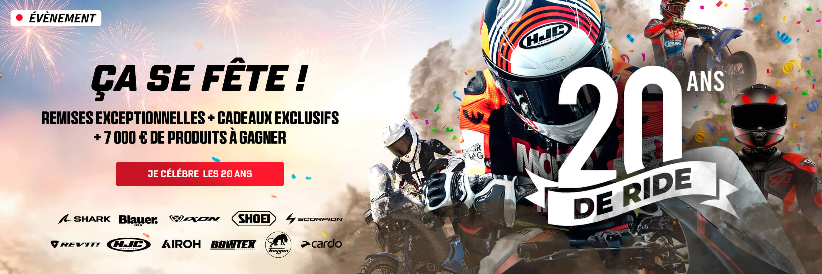 20 ans de ride, �a se f�te !