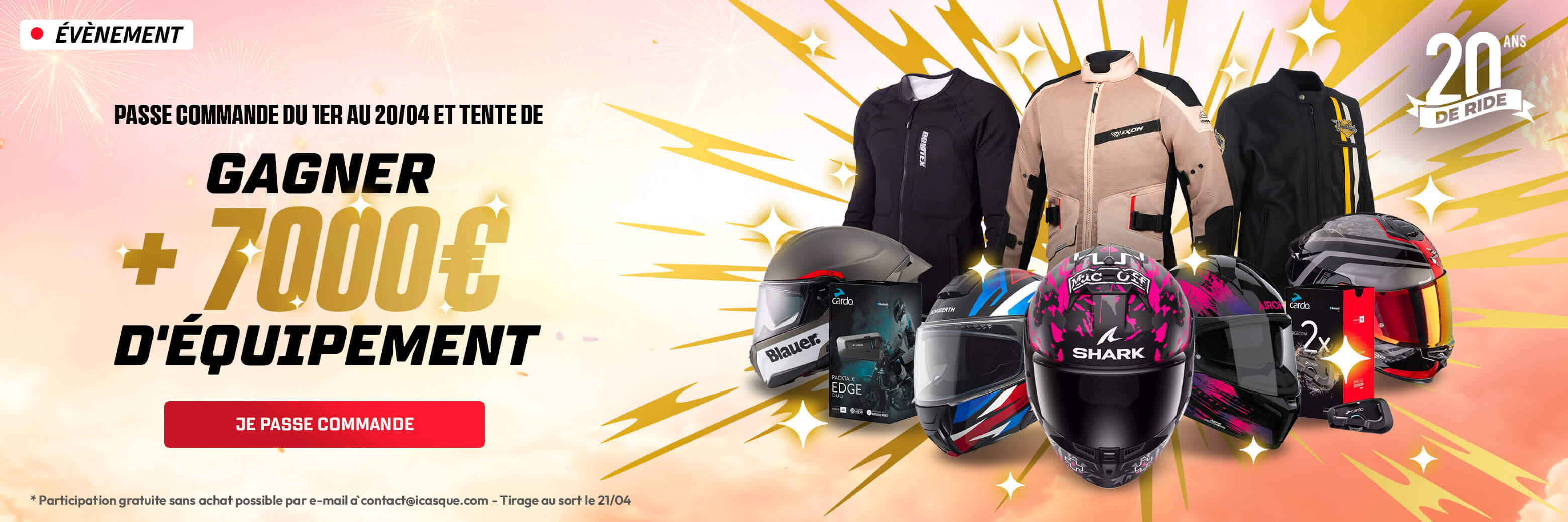 + 7 000 � d'�quipement � gagner !