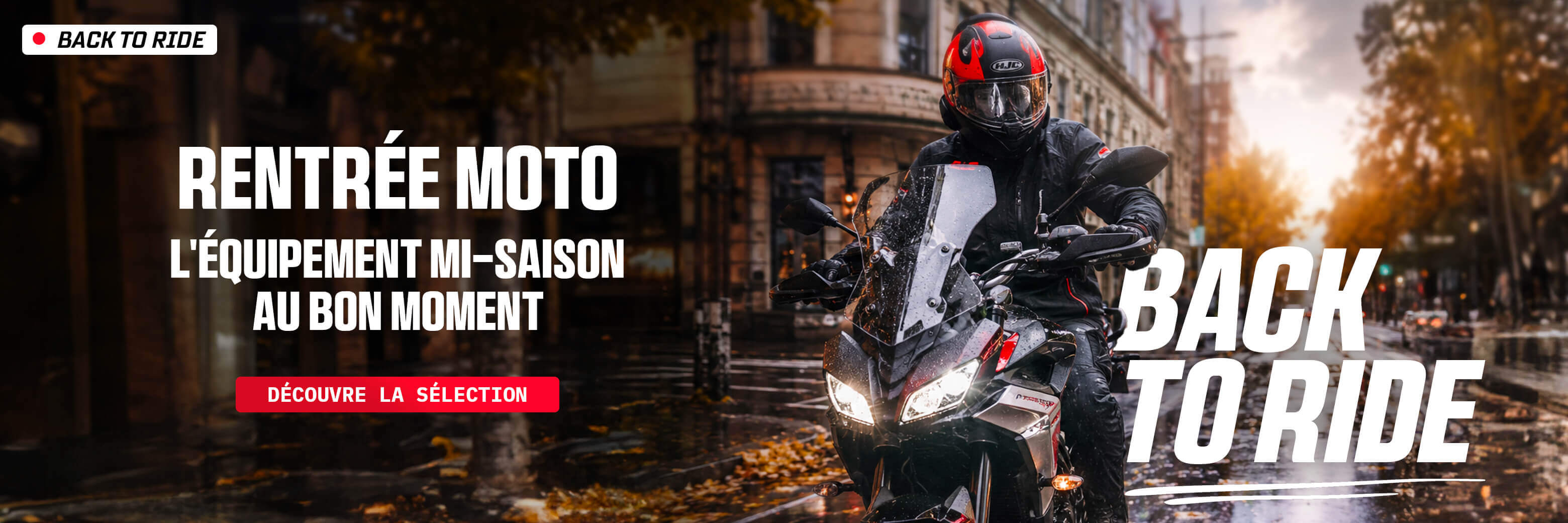 Rentr�e moto : l'�quipement mi-saison au bon moment