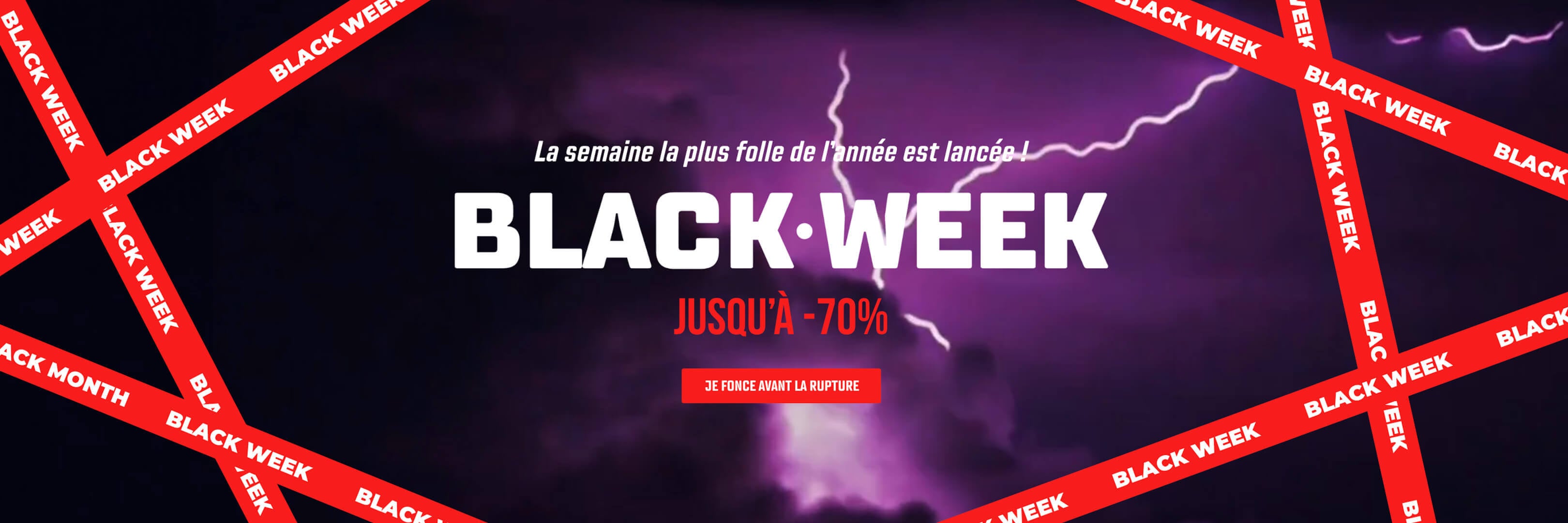 Black Week jusqu' -70%